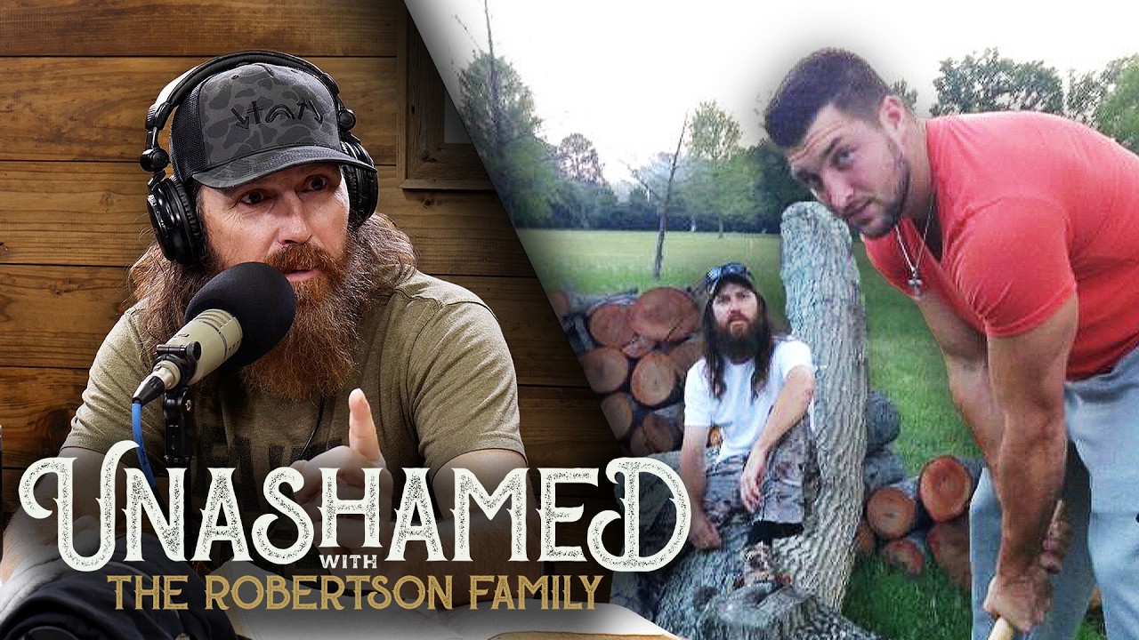 Ep 968 | Jase & Tim Tebow Make for an Odd Pair of Friends & Phil Gets ‘Run Over by the Grace Train’