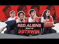 JUARA DUNIA PAKE LAGU JOGED BTR RED ALIENS REACT TO BTRWIN Bigetron TV