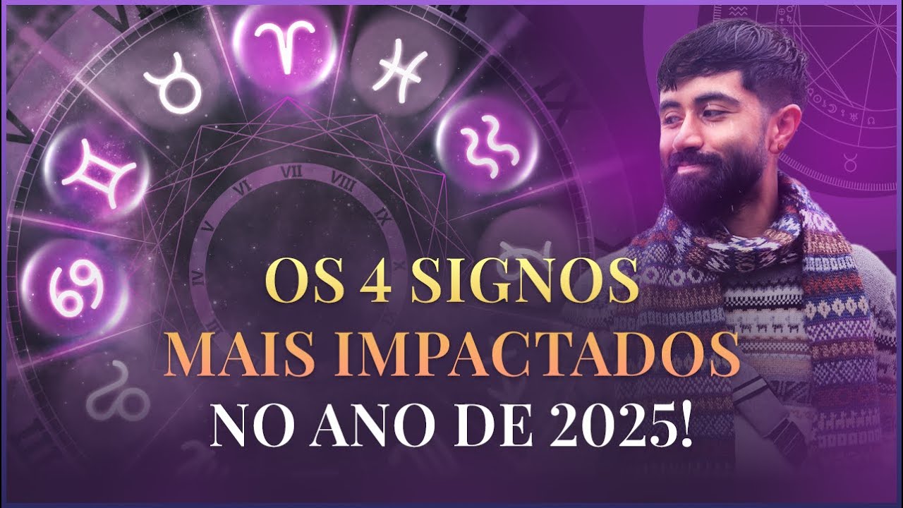 OS 4 SIGNOS MAIS IMPACTADOS NO ANO DE 2025