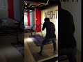 バトルロープのテスト!DIYでジムを作る。