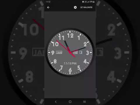 Analog Clock Live Wallpaper Video