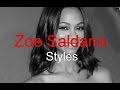 Zoe Saldana Fashion Street Styles Look