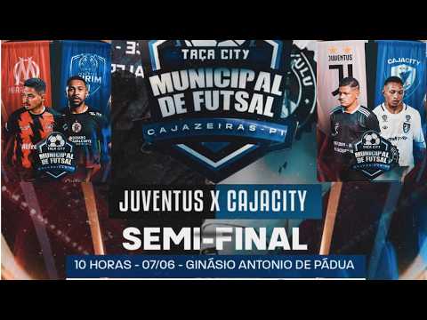 JUVENTUS X CAJA CITY - TAÇA CITY MUNICIPAL DE FUTSAL - CAJAZEIRAS DO PIAUI - SEMI-FINAL