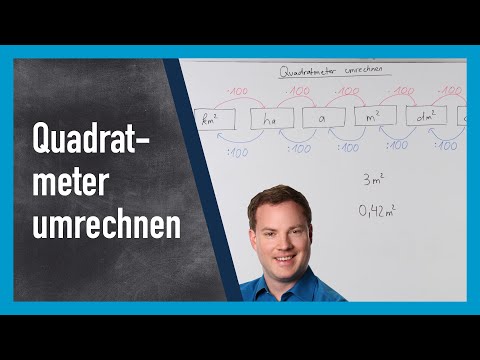 Quadratmeter umrechnen