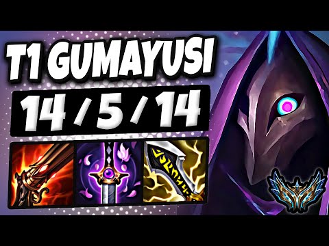 T1 Gumayusi Jhin vs Ezreal [ ADC ] Rank #10 Korea Challenger 25.12