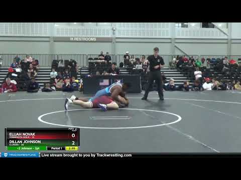 285 Lbs Round 2 (8 Team) - Elijah Novak, Minnesota Gold Vs Dillan Johnson, Illinois Bbcf