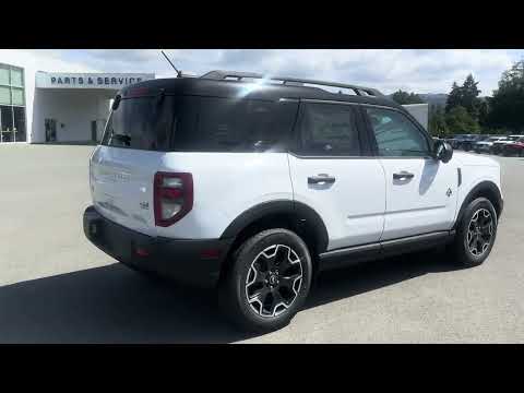 2026 Ford Bronco Sport Outer Banks 4x4 in White for sale at Van Isle Ford Sales Ltd. in Port Alberni, BC