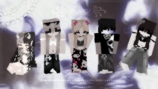 ૪ ࣪˖  [ emo | goth | punk | grunge ] minecraft skins ‧₊◜ | w/ links
