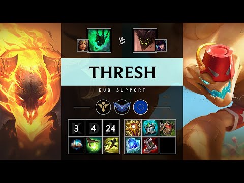 Thresh Support vs Malphite - EUW Diamond Patch 25.17