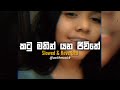 Katumathin Yana Jeewithe කටු මතින් යන ජීවිතේ Slowed Reverb