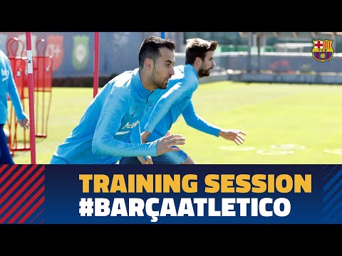 Back to work to prepare the decisive match against Atlético de Madrid