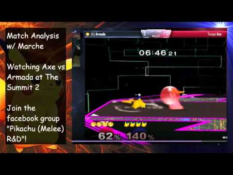 Video Analysis w/ Marche#4: Axe [Pikachu] vs Armada [Peach] at The Summit 2