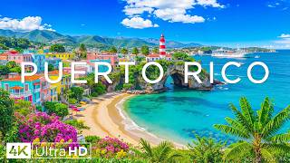 Puerto Rico 4K | Tropical Beaches, Spanish Old Towns & Lush Island Landscapes of the Caribbean