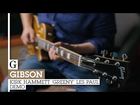 Gibson Kirk Hammett 'Greeny' Les Paul Demo