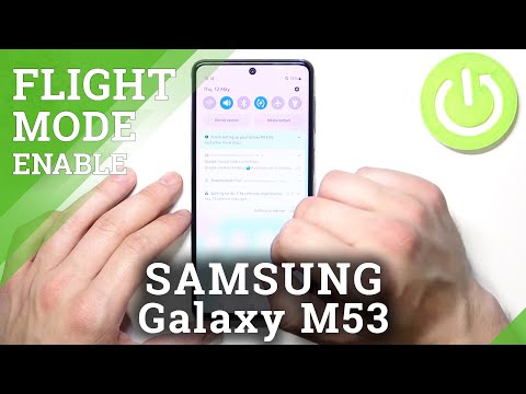 How to Activate Airplane Mode on SAMSUNG Galaxy M53 - Disable Airplane Mode