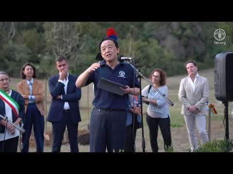 Inauguration of the Global Library of Trees and Flowers - FAO Park