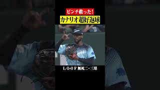 【炸裂カニレーザー】度肝を抜く超返球 #shorts