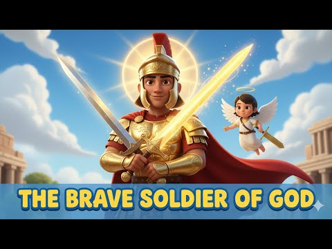 ⚔️✨ The Brave Soldier of God – Saint Mercurius 🙏🔥 | #tiggyskingdom  #viralkids  #faithheroes
