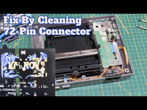 NES Fix by Cleaning 72 Pin Connector