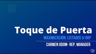 Toque de Puerta - Maximizacion: Listados
