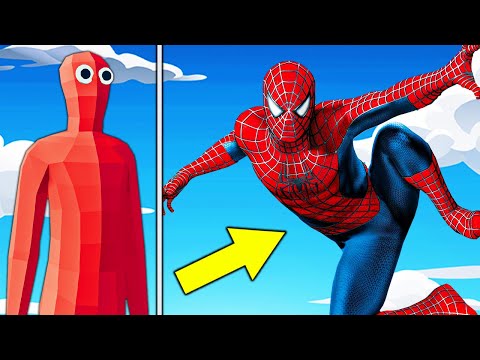 I UPGRADE This Wobbler Into SPIDERMAN! - TABS Unit Creator