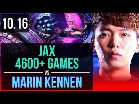 JAX vs MaRin KENNEN (TOP) (DEFEAT) | 7.7M mastery points, 4600+ games | KR Master | v10.16
