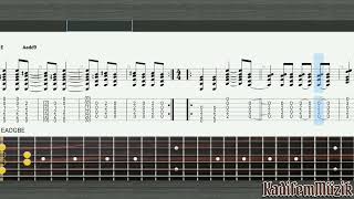 Raisonne âae Easy Electric Guitar Tutorial + TABs (Aston Villa) | Kadifem Tabs