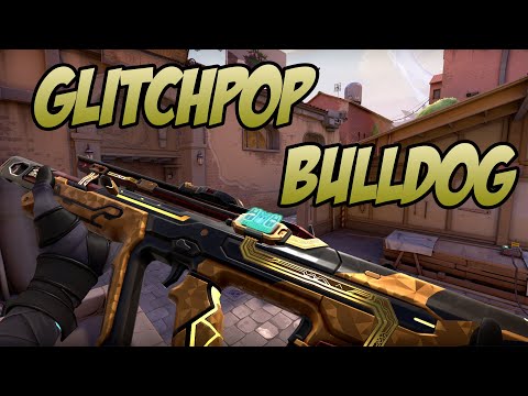 GOLD GLITCHPOP BULLDOG SKIN GAMEPLAY LEVEL 7 - VALORANT GLITCHPOP COLLECTION