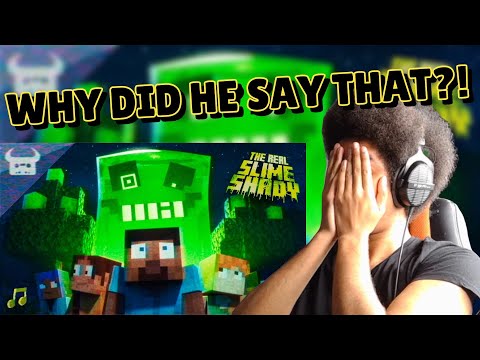 RAPPER REACTS TO MINECRAFT SLIME RAP 🎵 - "The Real Slime Shady" [VERSION A]