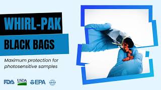 Sterile Sample Black Bag 532 ml Whirl Pak B01418