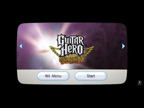 Guitar Hero Aerosmith Wii Disc Channel Intro