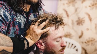 ASMR Barber Soothing Head Massage - Relaxing Deep 