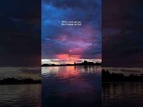 Que pôr do sol! ✨📍Ernestina, Rio Grande do Sul#RoadTrip #RioGrandeDoSul