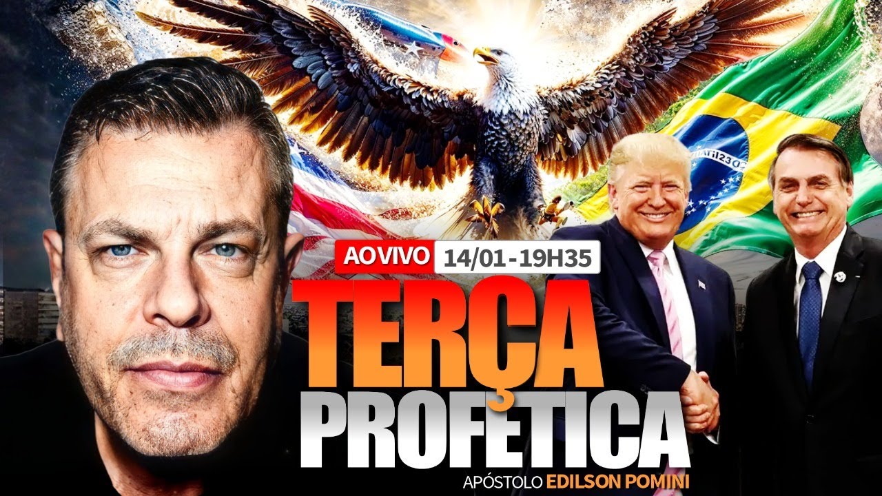 🔥 TERÇA PROFÉTICA [AO VIVO] 14.01.2025 | APÓSTOLO EDILSON POMINI