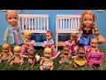 So Many Babies Elsa Anna Toddlers At Barbie S Daycare