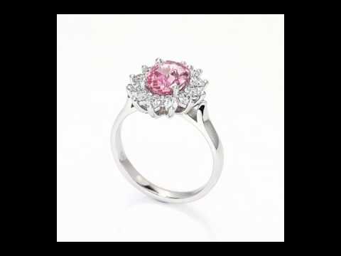 J2929 Pink Natural Sapphire Ring