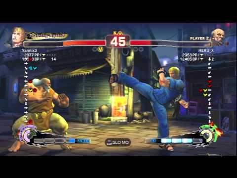 Yannix3 (Cody) Vs HERU_X (Gouken) SSF4 AE Ranked Matches - PSN