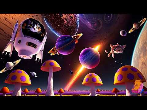 Cat Chill-Meditate and Trip 🍄 #meditation #trip #cat #gatos #lofi