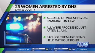 25 women lodged in Laurel County jail accused of violating U.S. immigration laws