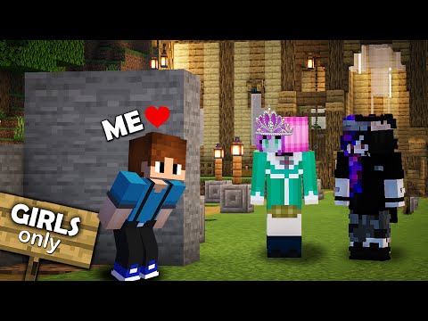 Two Girls join my Server and then 🥰 | Minecraft GIRLS ONLY SERVER