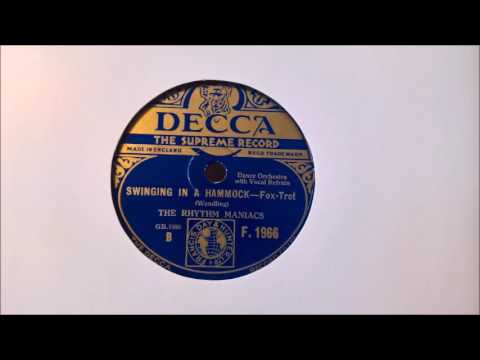 THE RHYTHM MANIACS - SWINGING IN A HAMMOCK (DECCA F 1966)