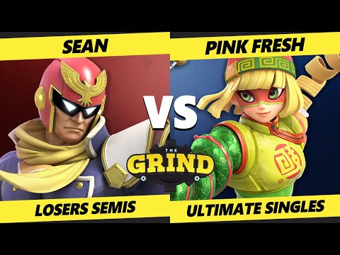 The Grind 179 Losers Semis - Sean (Captain Falcon) Vs. Pink Fresh (Min Min) Smash Ultimate - SSBU