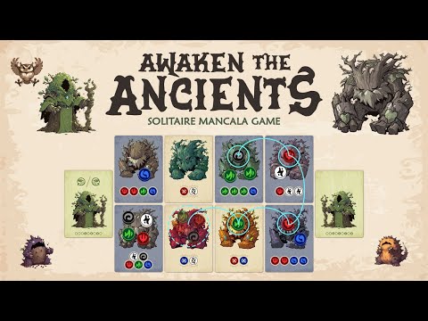 How to Play: Awaken the Ancients - Solitaire Mancala Game (Base Game and Blight & Bother Expansion)