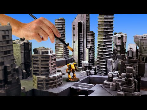 Building a Tiny City with a Revolutionary Method | 6mm Mech Fighting Terrain