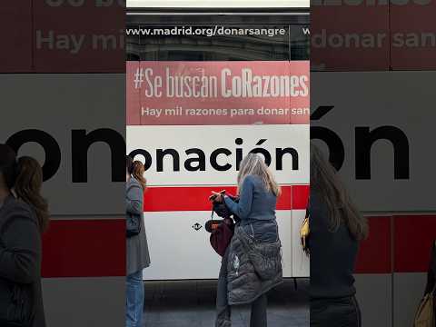 La Comunidad de Madrid AGRADECE la «RESPUESTA MULTITUDINARIA» para donar SANGRE #shorts