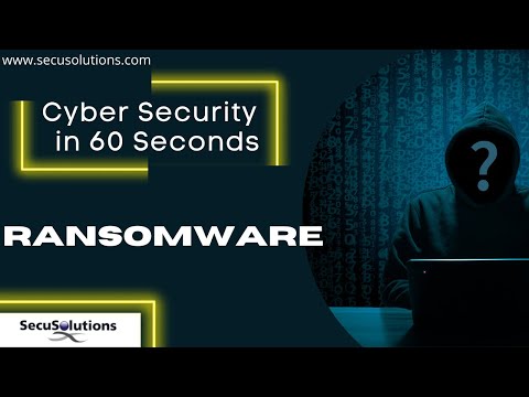 Security in 60 Seconds RANSOMWARE