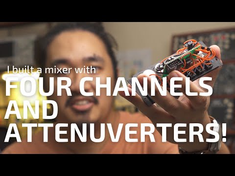 MiniAttenuMix (Part 1) - I built a DIY 4-channel attenuverted mixer for Eurorack!