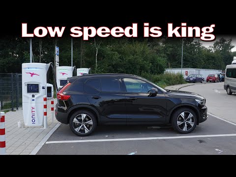 Volvo XC40 Pure Electric Twin - 90 km/h full range test