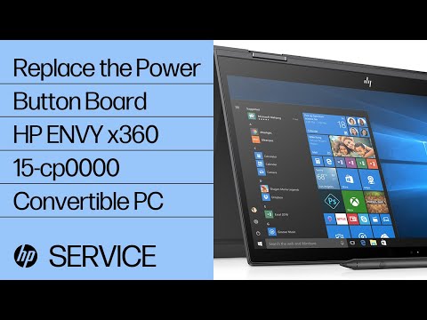Replace the Power Button Board | HP ENVY x360 15-cp0000 Convertible PC | HP