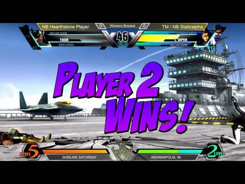 NB Hearthstone Player vs TM/NB StaticAlpha - Godlike Saturday UMVC3 11/5/16